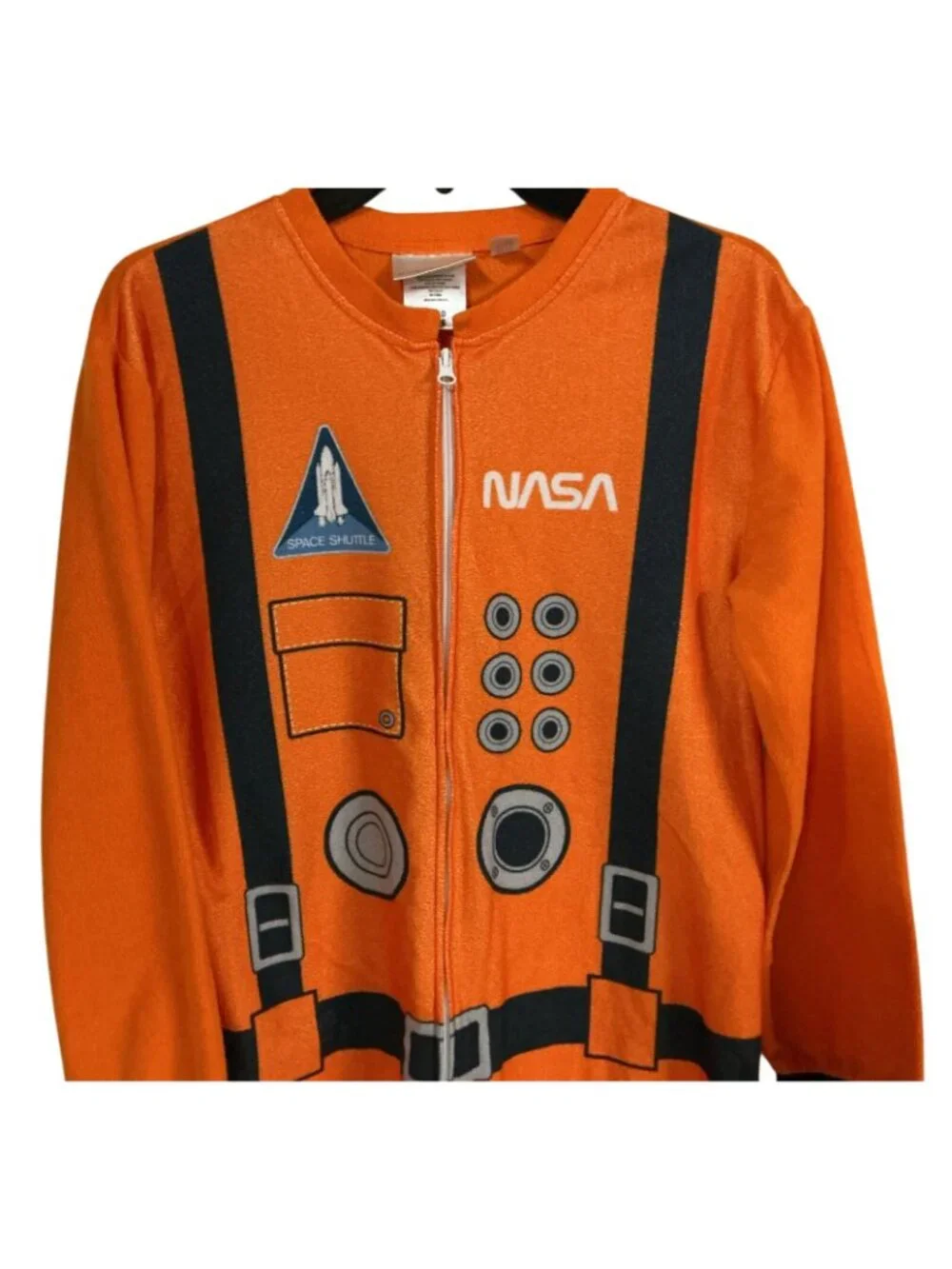 Buzz Aldrin Official NASA Orange Astronaut Pajama Costume Child Size 14/16